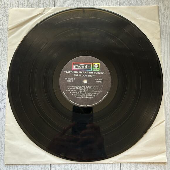 Three Dog Night Was Captured Live At The Forum Vintage Vinyl Album - Picture 4 of 12